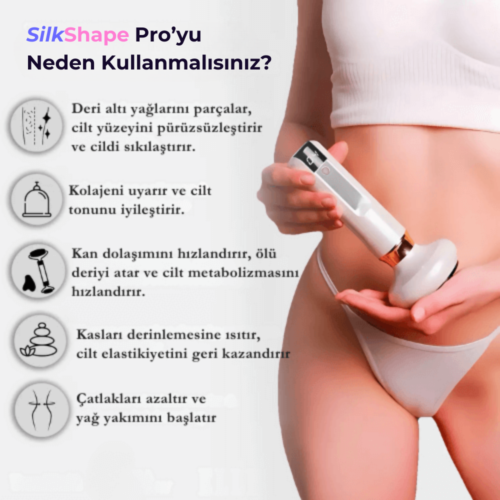 SilkShape™ Pro - Selülit Karşıtı Sıkılaştırıcı Masaj Aleti